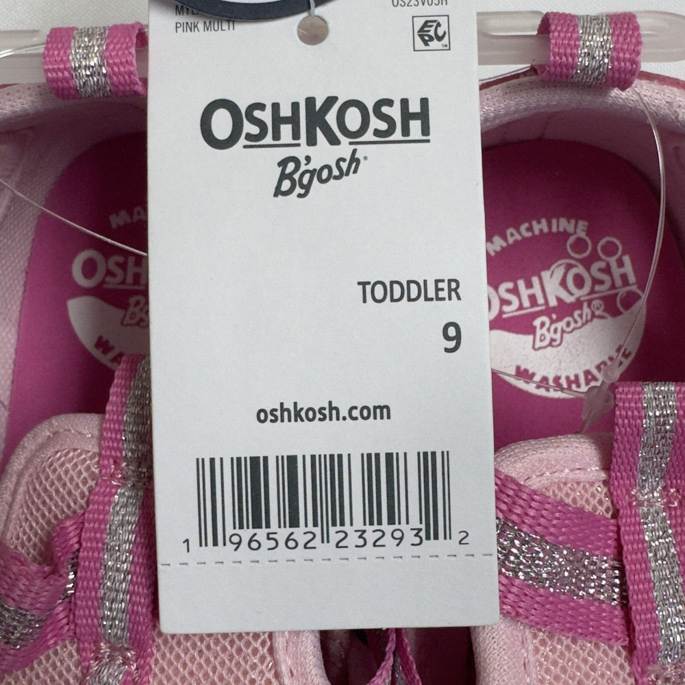 OshKosh Everplay Flexible Outsole Bump Toe Sandal Toddler Size 9 Pink - Picture 6 of 6